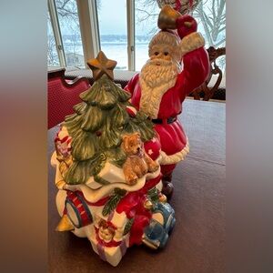 Fitz and Floyd Santa Cookie Jar